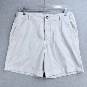 Vineyard Vines Island Short Mens 30 Beige Excellent Chino Stretch Preppy Classic